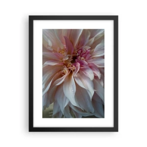 Póster en marco negro - Frescura floreciente - 30x40 cm