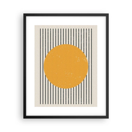 Póster en marco negro - El poder de la sencillez - 40x50 cm