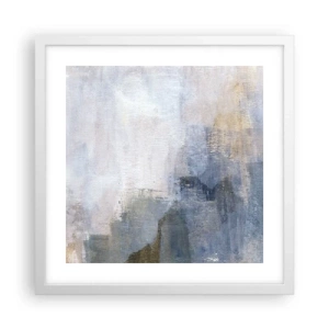 Póster en marco blanco - Tonos de color - 40x40 cm