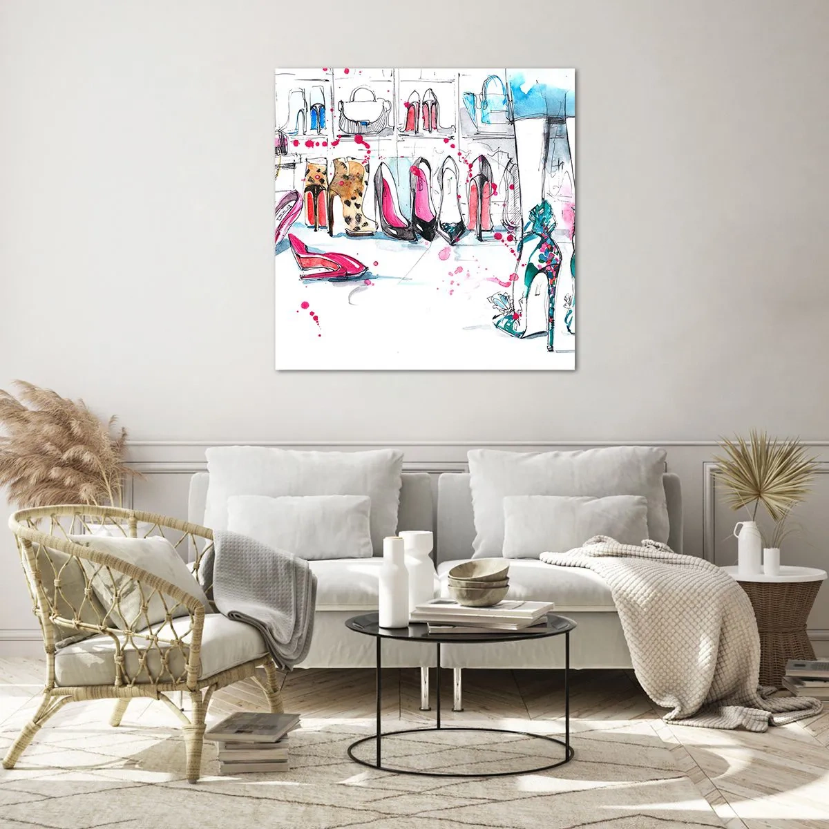 Cuadro sobre vidrio - Impresiones sobre Vidrio - Ábrete, sésamo - 30x30 cm