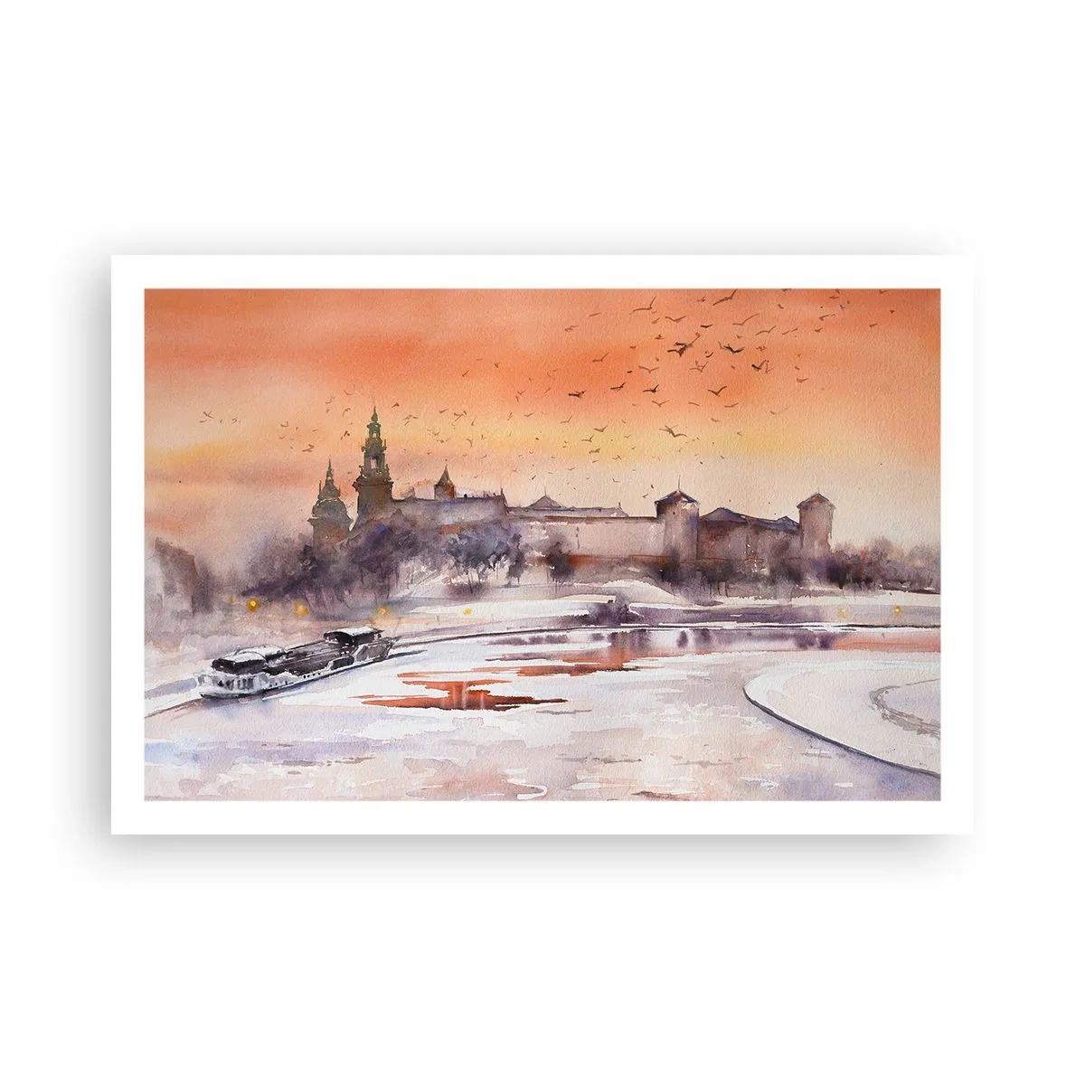 Póster - Atardecer real - 91x61 cm