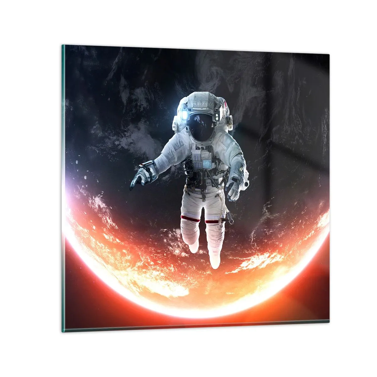 Cuadro sobre vidrio - Impresiones sobre Vidrio - ¿Puedo quedarme un rato más? - 50x50 cm