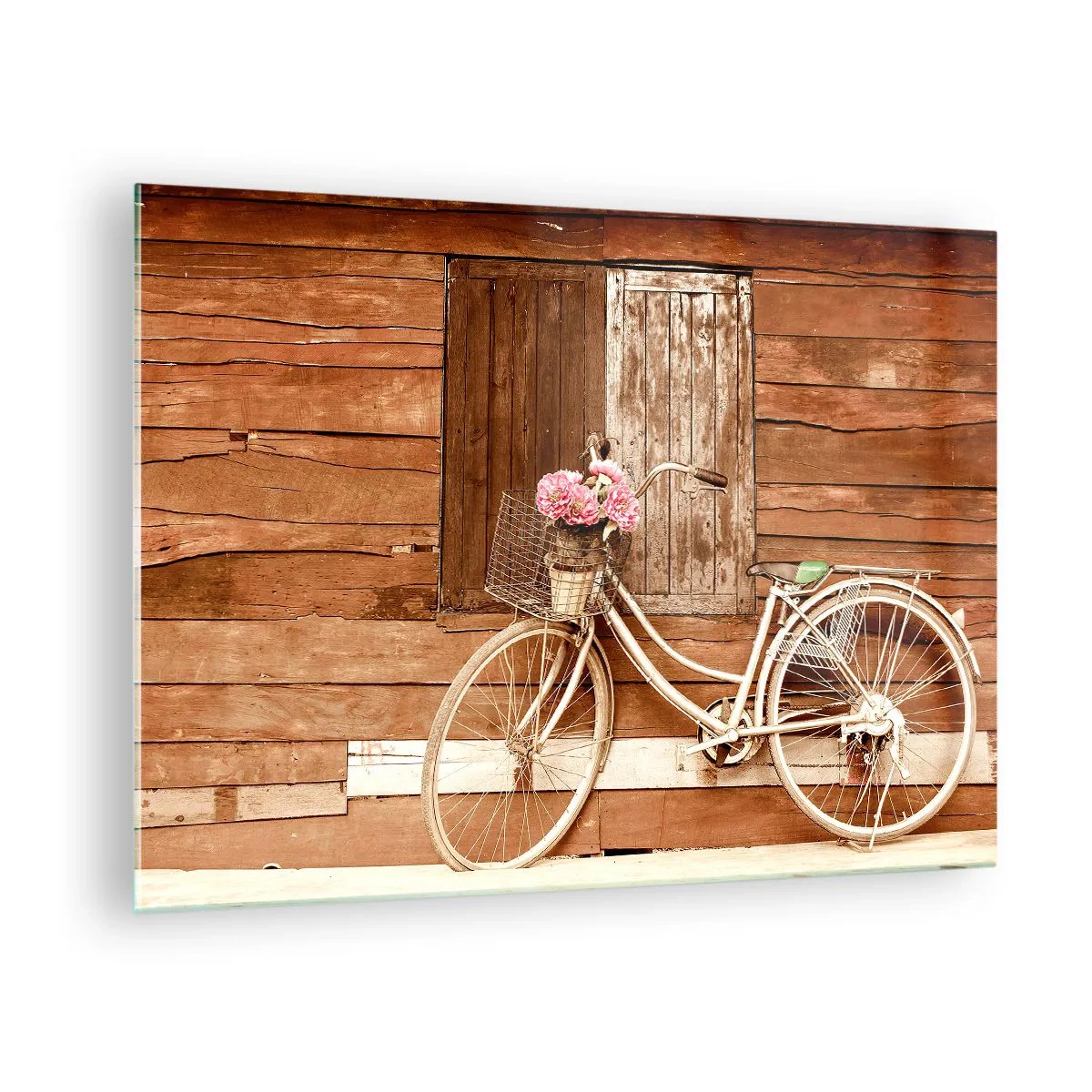 Cuadro sobre vidrio - Impresiones sobre Vidrio - Vuelvo enseguida - 70x50cm - Ahora mismo vuelvo - Decoración de pared moderna para salón y dormitorio ARTTOR