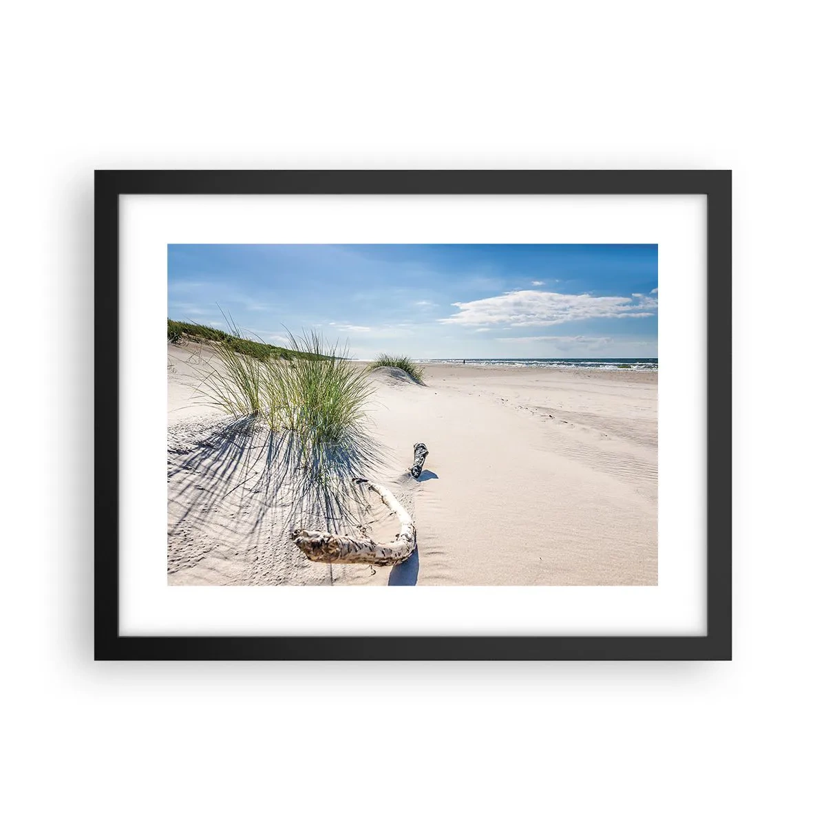 Póster en marco negro - ¿La más bella? Báltico - 40x30 cm