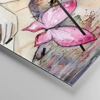 Esfera sin numeración, con rayas