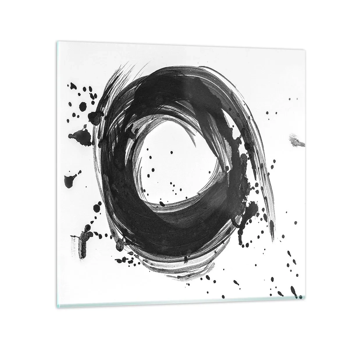 Cuadro sobre vidrio - Impresiones sobre Vidrio - El torbellino de la creación - 30x30 cm