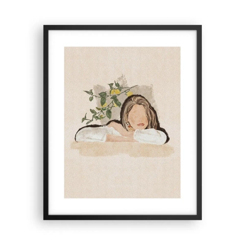 Póster en marco negro - La belleza del sur - 40x50 cm