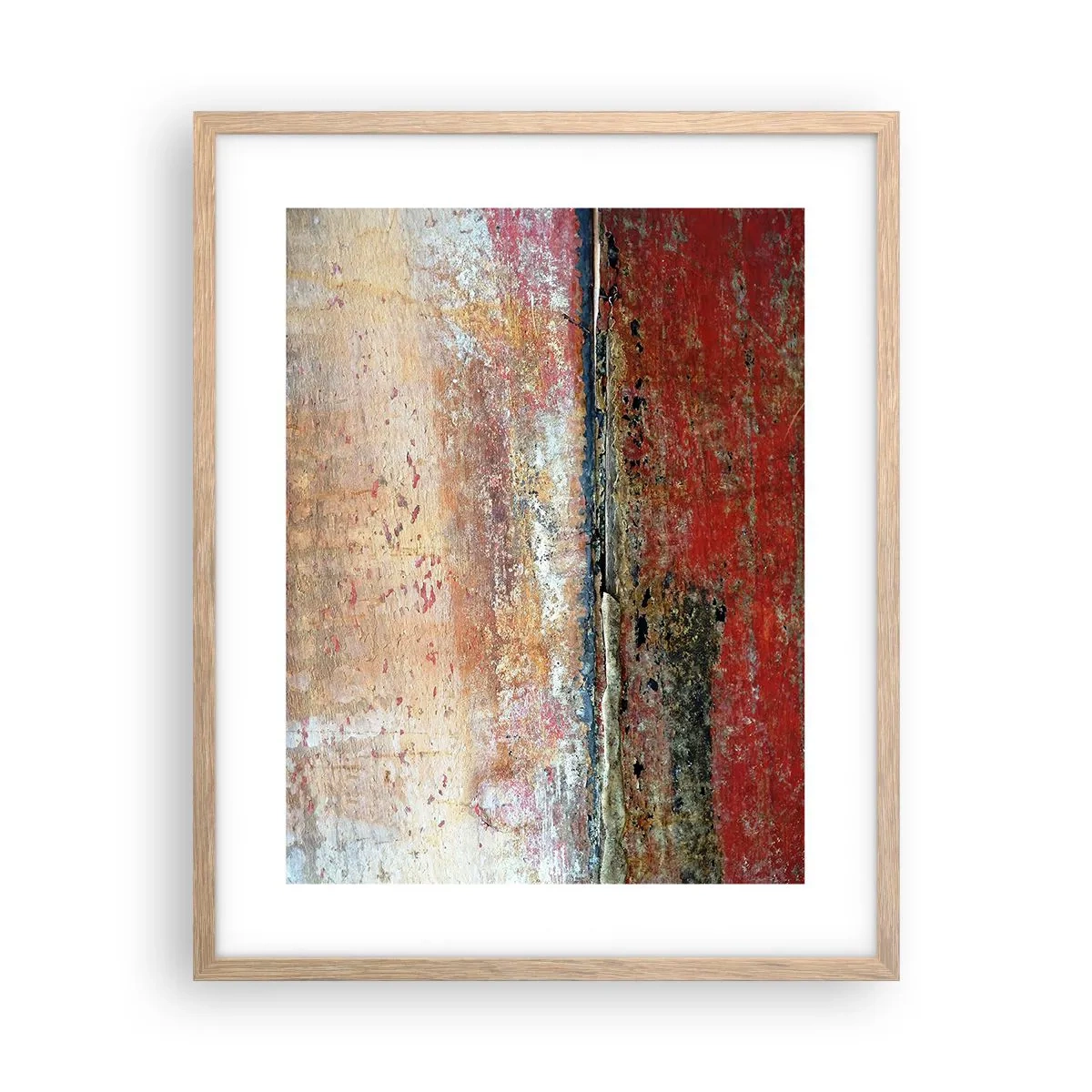 Póster en marco roble claro - Tal vez sea el mar - 40x50 cm