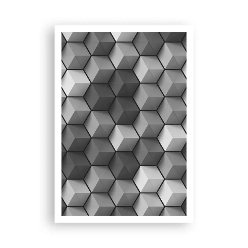 Póster - Rompecabezas cubista - 70x100 cm