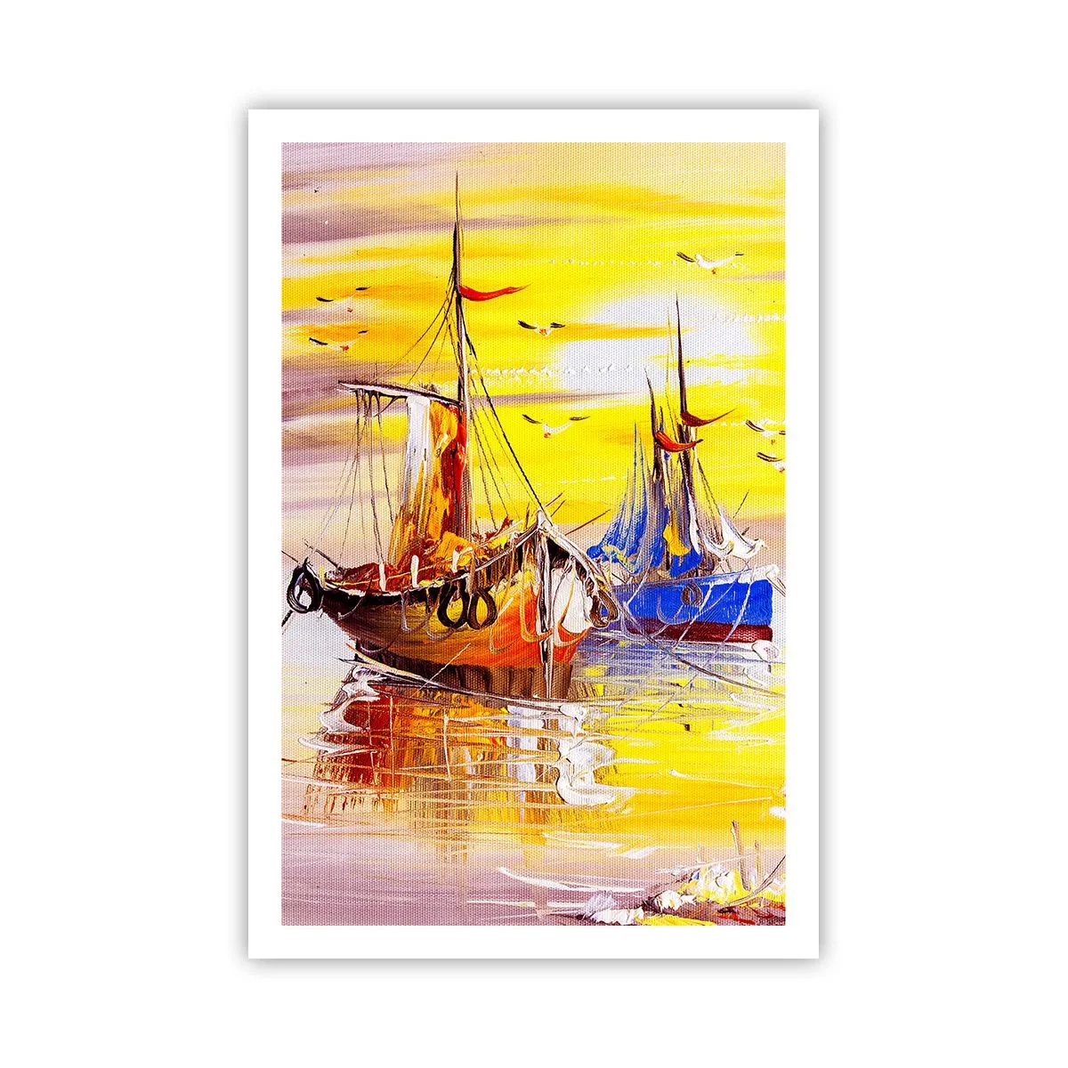 Póster - Un merecido descanso en el puerto - 61x91 cm