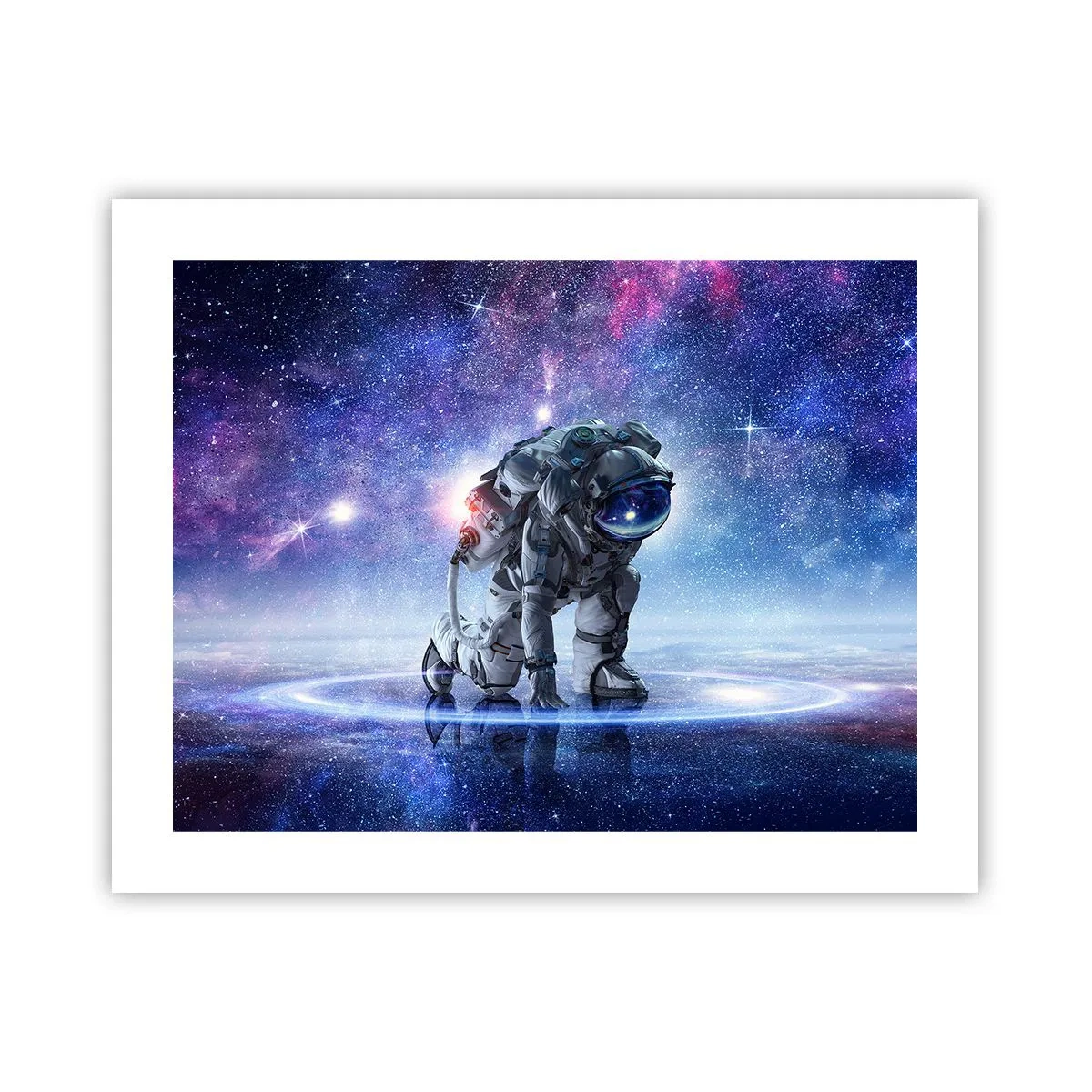 Póster - Cielo estrellado sobre mí - 50x40 cm