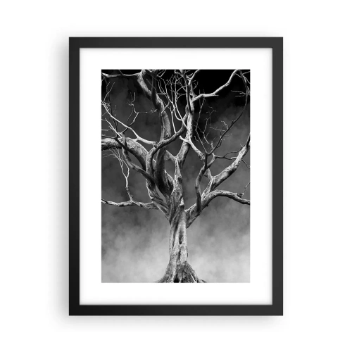 Póster en marco negro - Primordial y sagrado - 30x40 cm