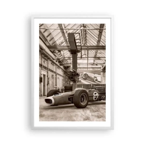 Póster en marco blanco - El descanso del vencedor - 50x70 cm