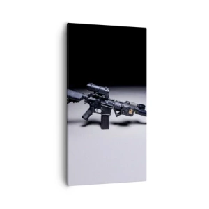 Cuadro sobre lienzo - Impresión de Imagen - Un caballero oscuro - 55x100 cm