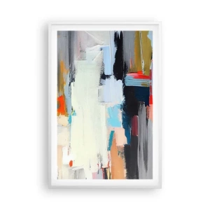 Póster en marco blanco - ¿Existe un método único? - 61x91 cm