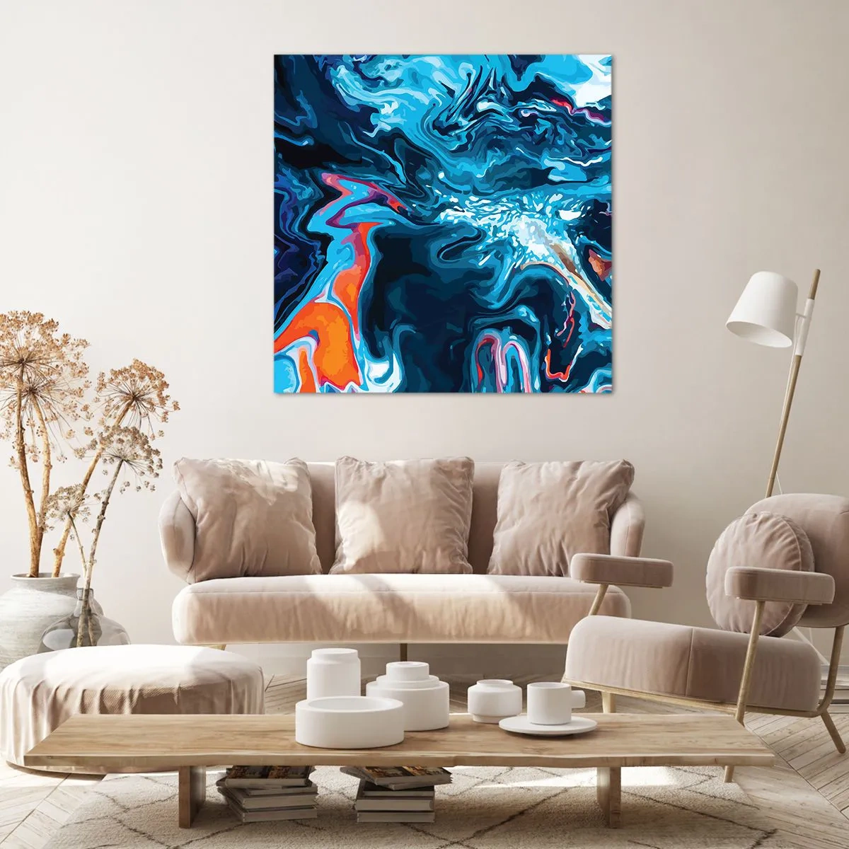 Cuadro sobre lienzo - Impresión de Imagen - Un viaje al cielo - 60x60 cm