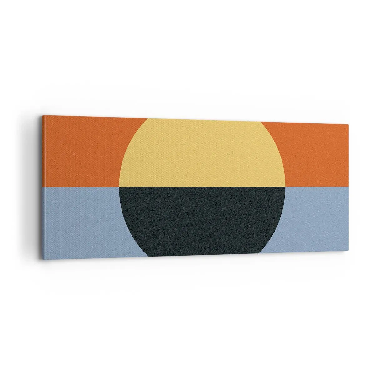 Cuadro sobre lienzo - Impresión de Imagen - Una composición de calidez y frescura - 100x40 cm