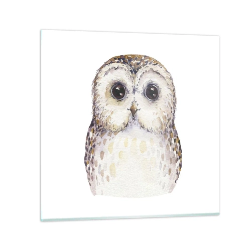 Cuadro sobre vidrio - Impresiones sobre Vidrio - Mírame a los ojos - 30x30 cm