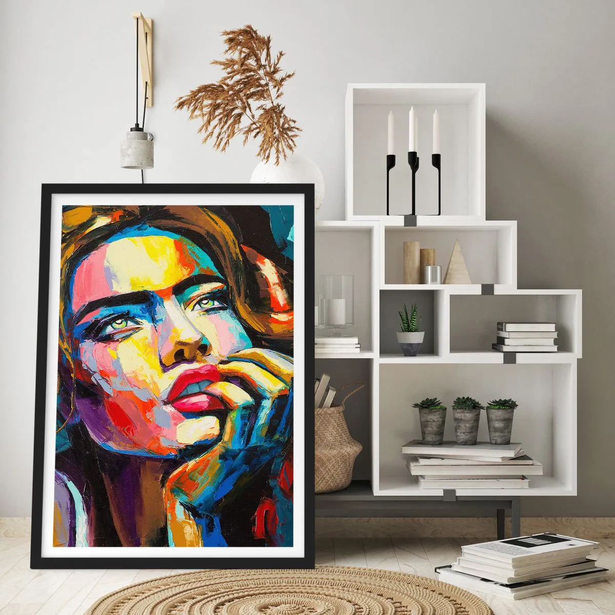 Póster en marco negro - Sueños - 61x91 cm