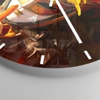 Esfera sin numeración, con rayas