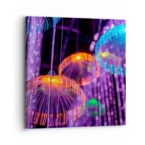 Cuadro sobre lienzo - Impresión de Imagen - Fuente luminosa - 30x30 cm