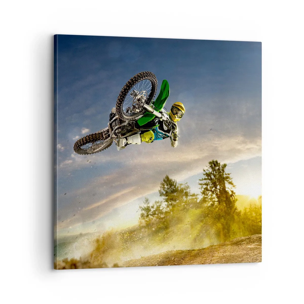 Cuadro sobre lienzo - Impresión de Imagen - ¡Enciende tus emociones! - 60x60 cm