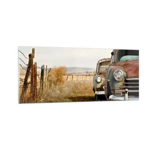 Cuadro sobre vidrio - Impresiones sobre Vidrio - Un merecido descanso - 100x40 cm