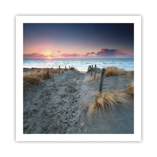 Póster - Se derramó un arco iris de luminosidad.... - 60x60 cm