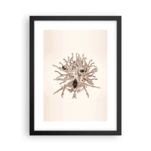 Póster en marco negro - Floreciendo en la danza - 30x40 cm