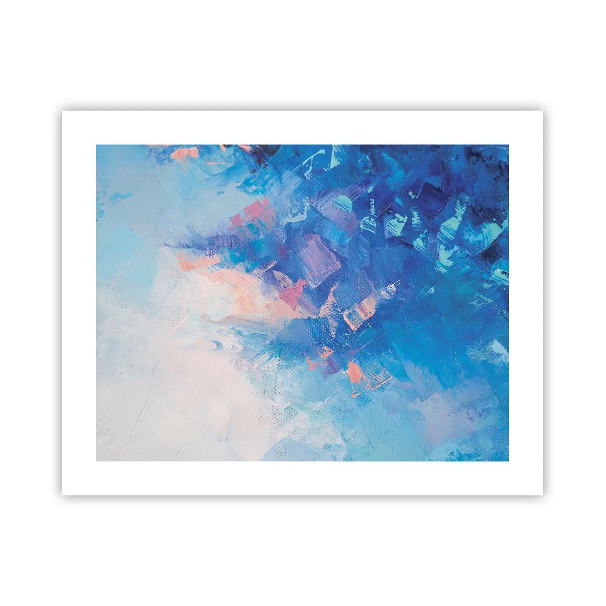 Póster - Abstracción invernal - 50x40 cm