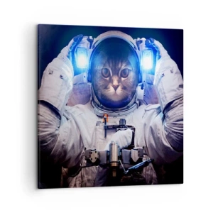 Cuadro sobre lienzo - Impresión de Imagen - Houston, tienes un problema. - 50x50 cm