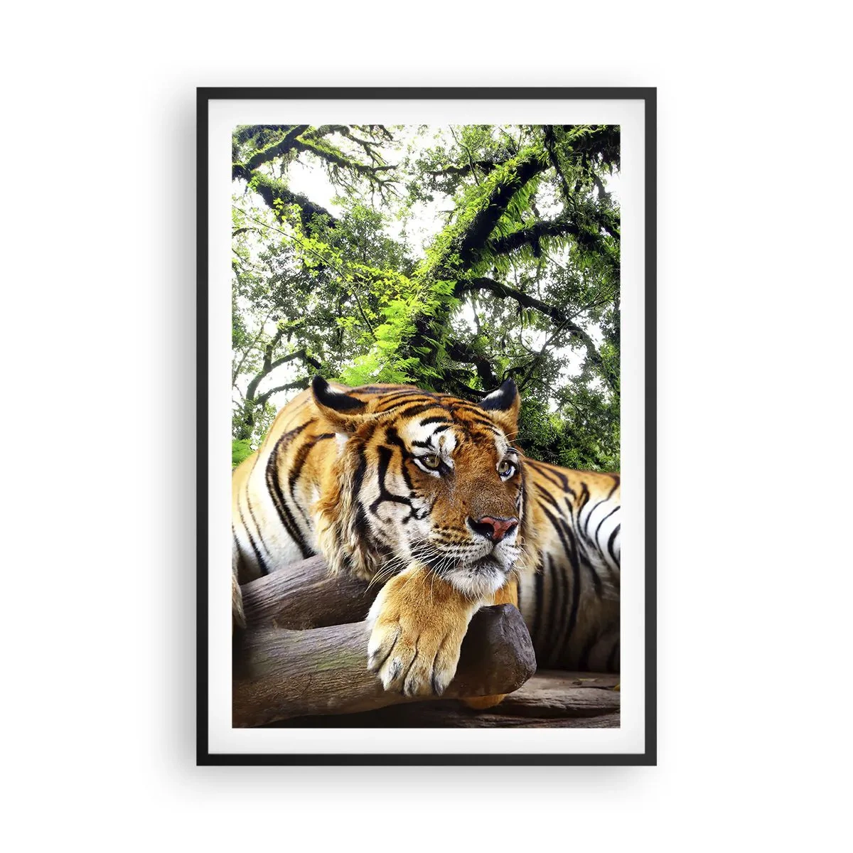 Póster en marco negro - Atentamente - 61x91 cm