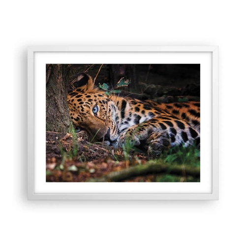 Póster en marco blanco - Confía en mí - 50x40 cm