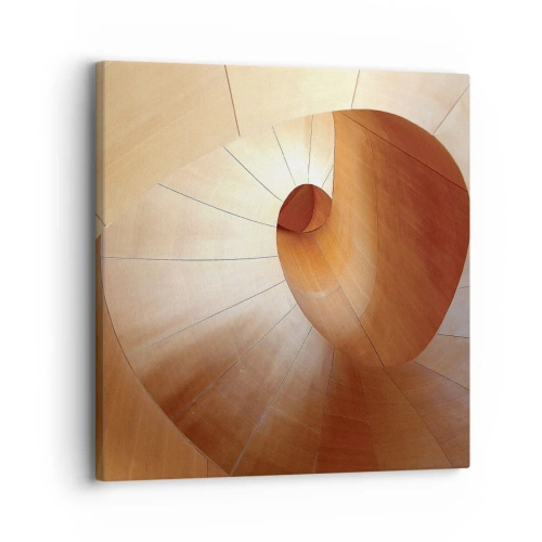 Cuadro sobre lienzo - Impresión de Imagen - Serpentina arquitectónica - 30x30 cm