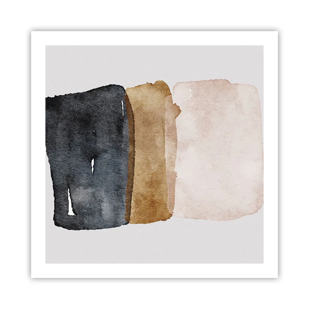 Póster - Una composición de colores tierra - 60x60 cm