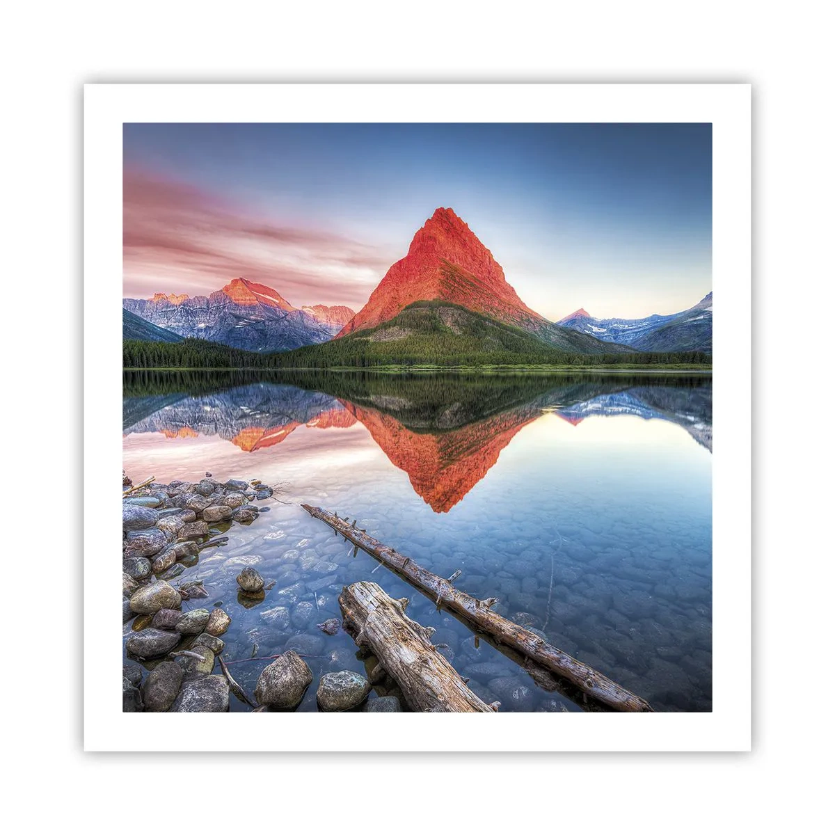 Póster - Cálido y frío - 60x60 cm