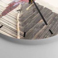 Esfera sin numeración, con rayas