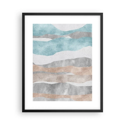 Póster en marco negro - Un estudio de la cercanía - 40x50 cm