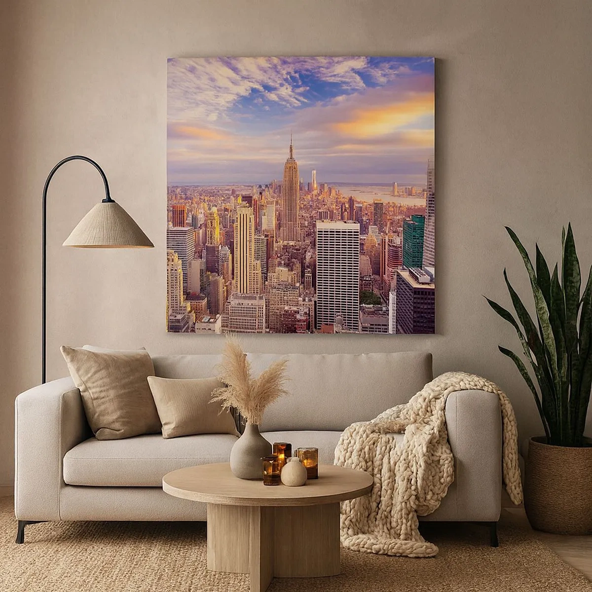 Cuadro sobre lienzo - Impresión de Imagen - Alcanzar las nubes - 30x30 cm