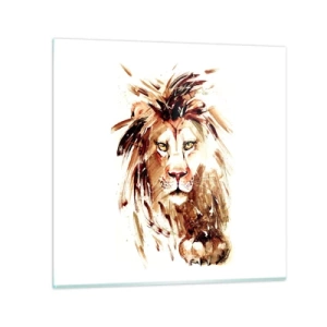 Cuadro sobre vidrio - Impresiones sobre Vidrio - Fuerza y dignidad - 40x40 cm