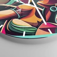 Esfera sin numeración, con rayas