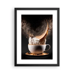 Póster en marco negro - Una explosión de sabor - 30x40 cm