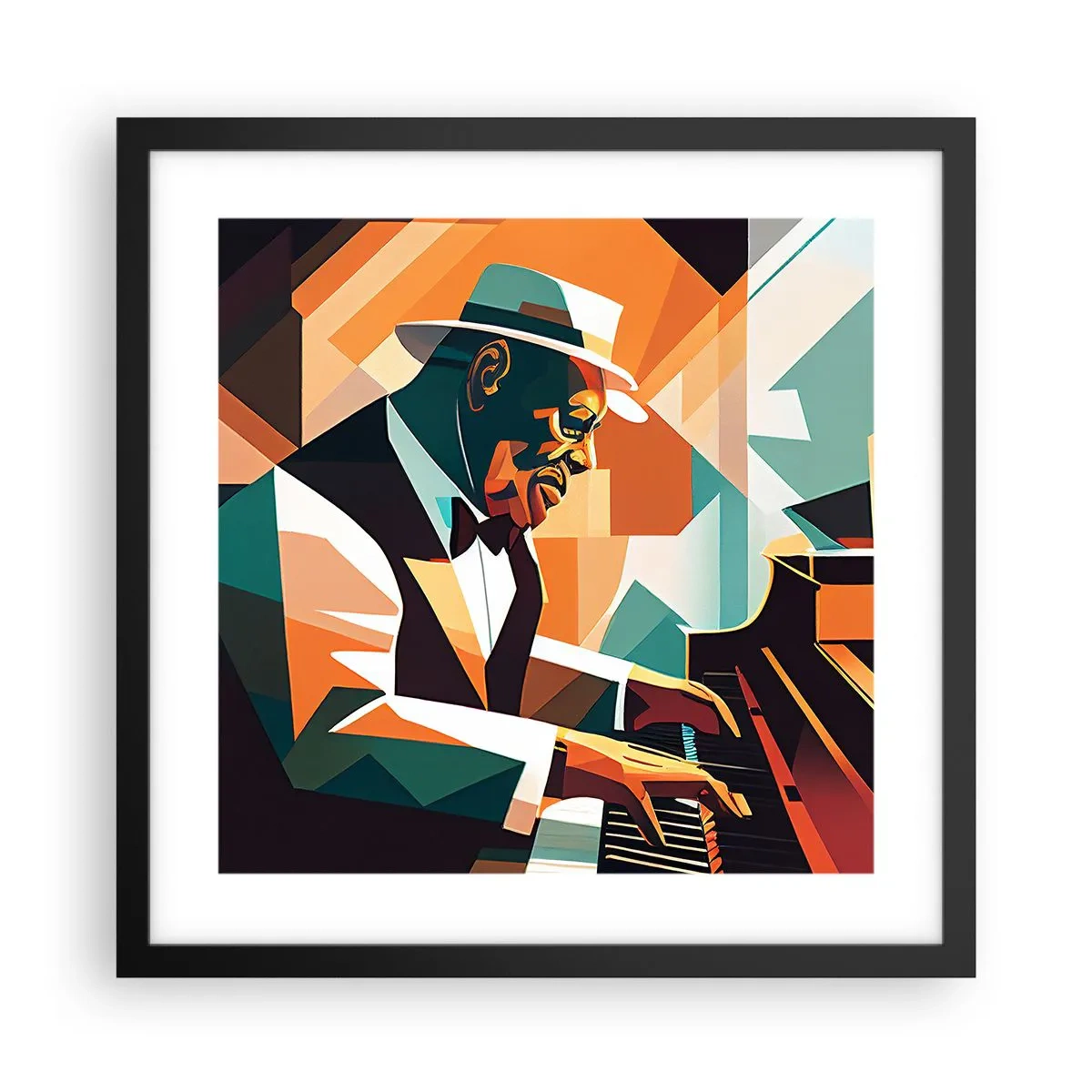 Póster en marco negro - Todo ese jazz que llevas dentro - 40x40 cm