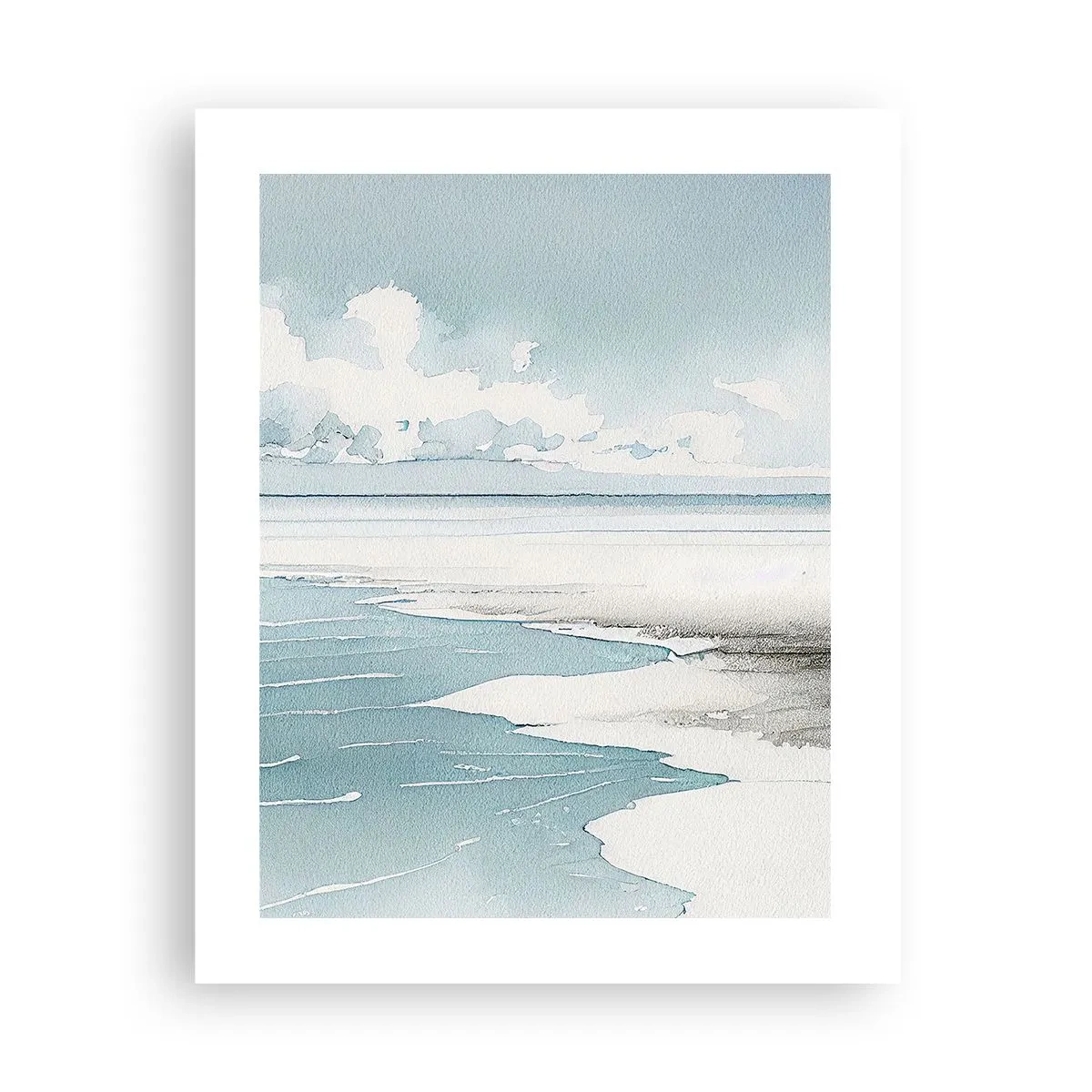 Póster - Suave marea otoñal - 40x50 cm