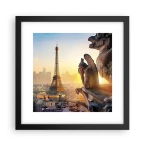 Póster en marco negro - Ha cambiado tanto la ciudad... - 30x30 cm