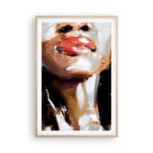 Póster en marco roble claro - Orgullo sin prejuicios - 61x91 cm