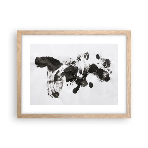 Póster en marco roble claro - ¿Un método en la locura? - 40x30 cm