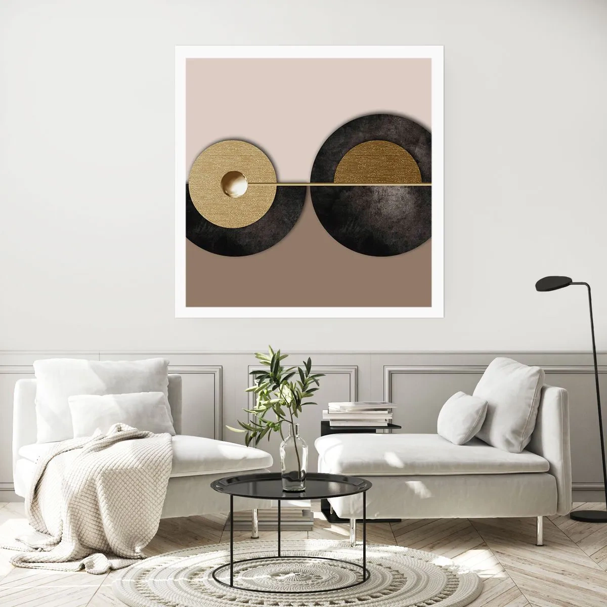 Póster - Variaciones en torno a un círculo - 30x30 cm
