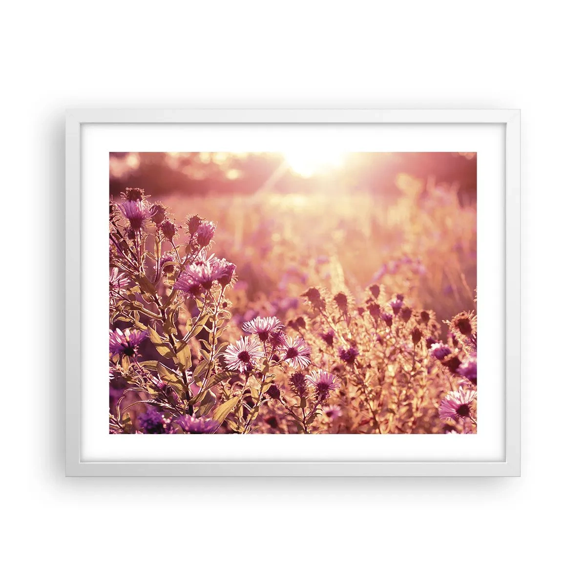 Póster en marco blanco - Antes de que se acabe el verano - 50x40 cm