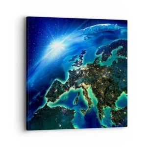 Cuadro sobre lienzo - Impresión de Imagen - Una Europa resplandeciente - 40x40 cm